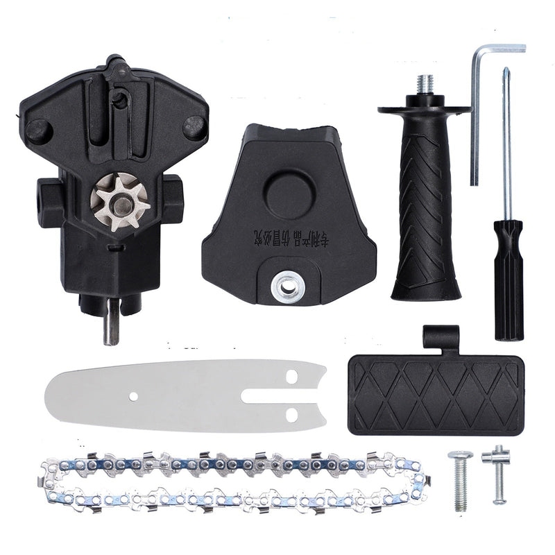 Kit Adaptador de Motosserra para Furadeira e Parafusadeira Elétrica Drill Chainsaw 6 Pol